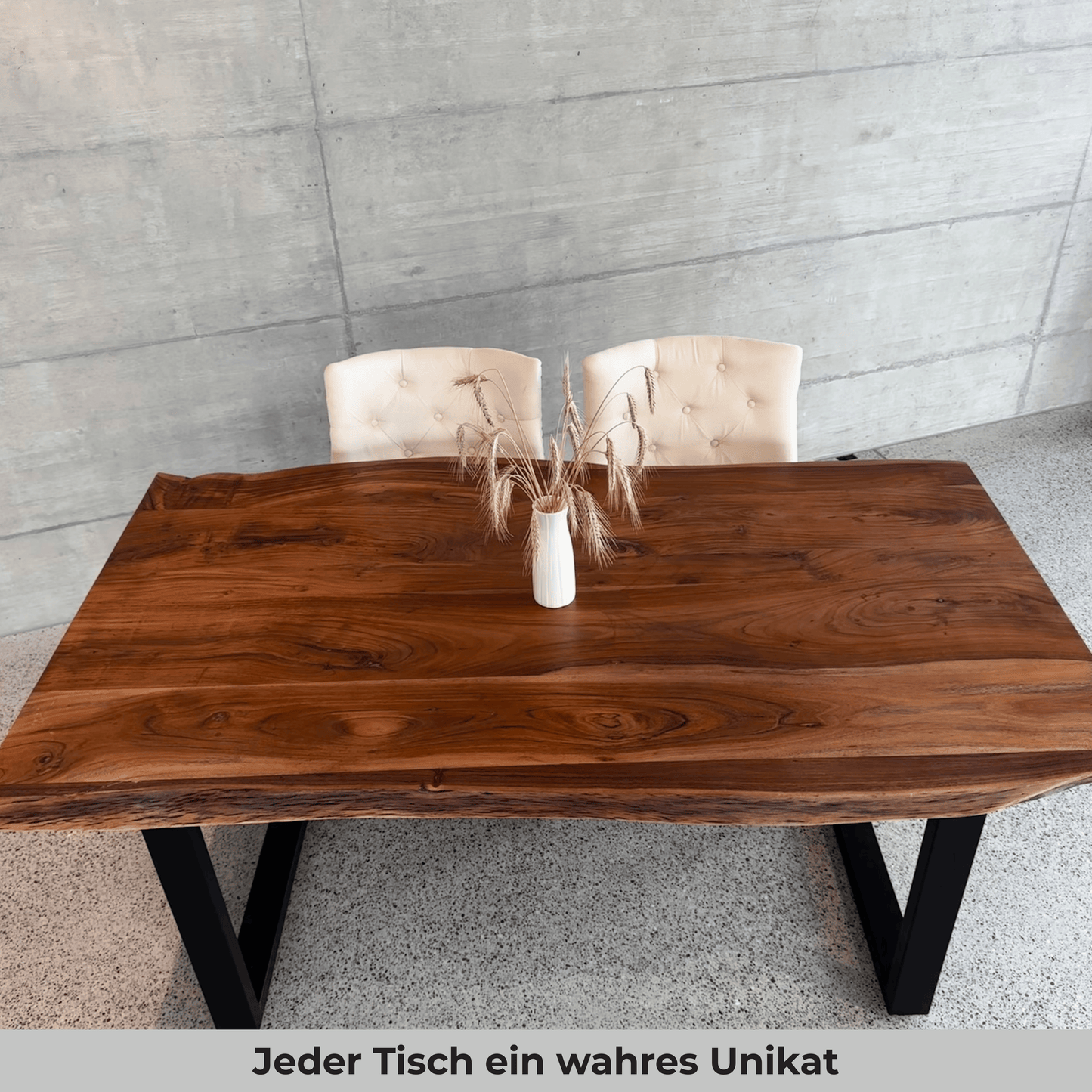 Massiver Akazienholztisch Teramo