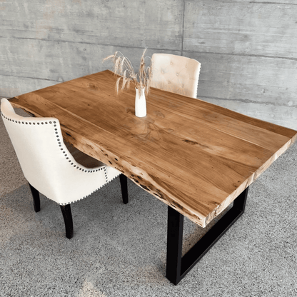 Solid acacia wood table Siena