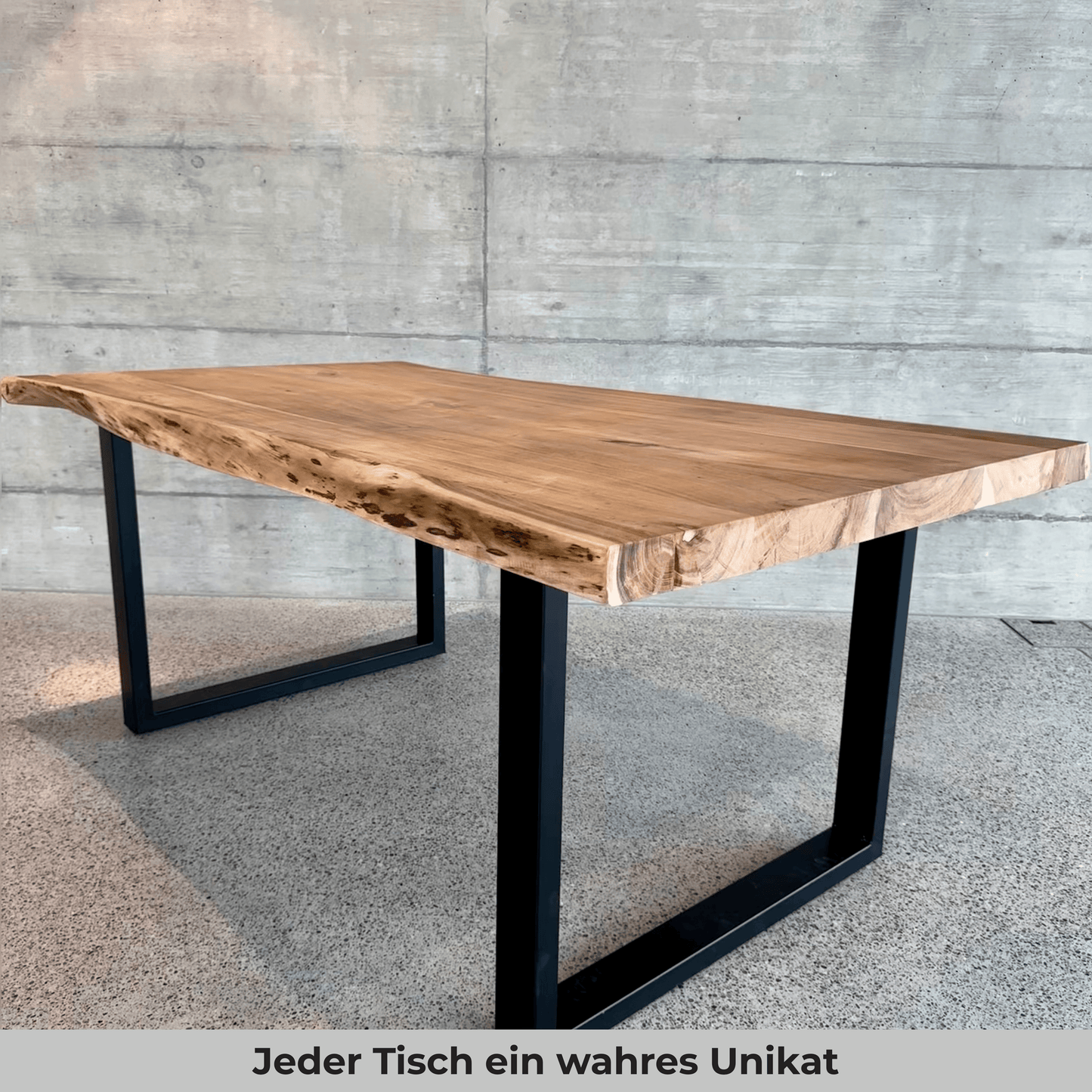 Massiver Akazienholztisch Siena
